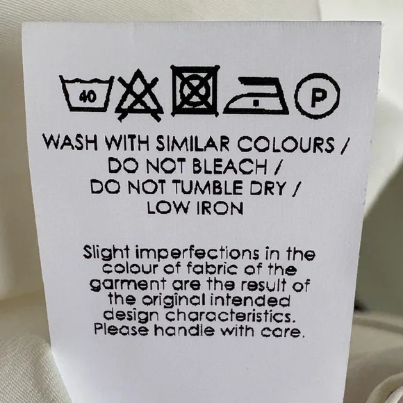 Rejina Pyo Hayley Cream Ivory Off White Puff Sleeve Blouse Tie Sleeve size M - Picture 5 of 10